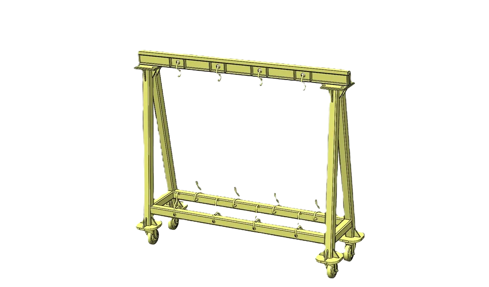 Girder Design for Efficient Defence Product Painting