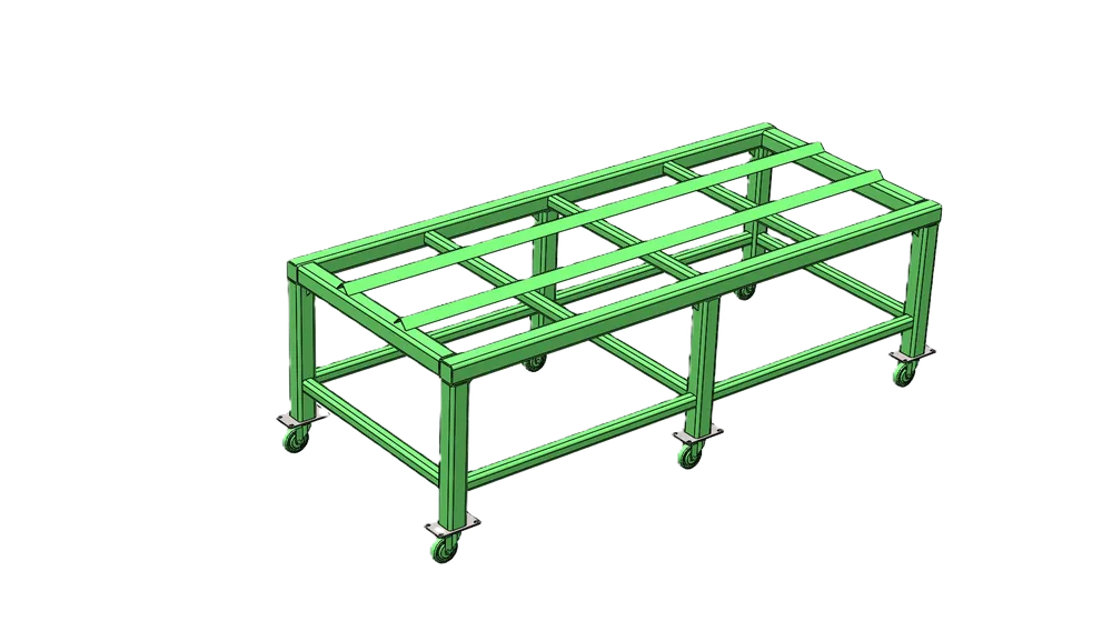 Horizontal Trolley Design for Paint Line